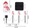 Solar Landscape Pathway, 3PCS Snowman Shape Solar Christmas Decorations Outdoor Christmas Lights Decor for Yard, Patio, and Porch, Christmas Stakes Lights